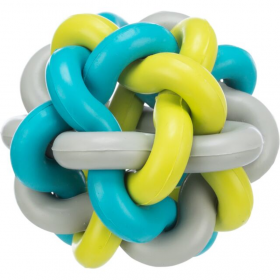 Кучешка играчка Trixie Knotted ball топка от естествен каучук